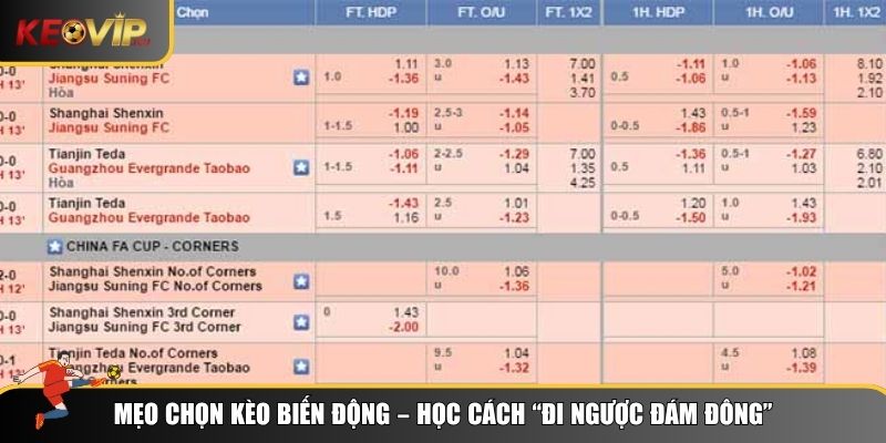Bí kíp để bắt biến động kèo là gì