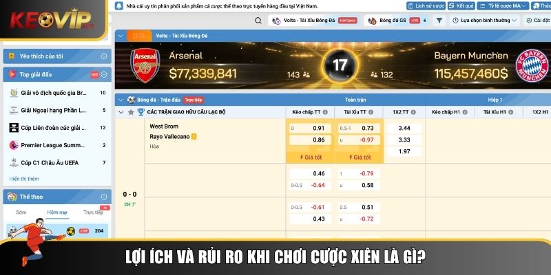 Lợi ích và rủi ro khi đánh cược xiên là gì
