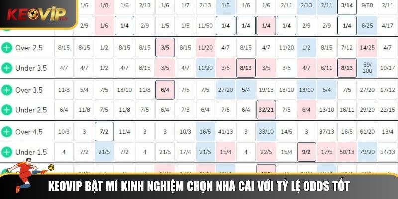Hiểu rõ tỷ lệ Odds bóng đá để làm giàu nhanh