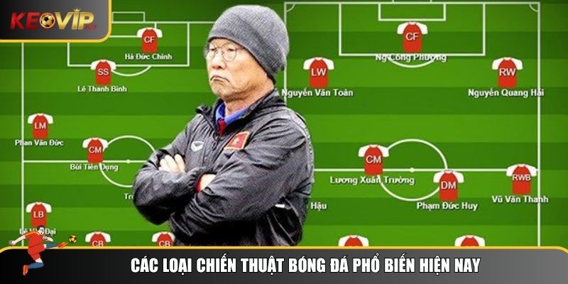 Một số chiến thuật bóng đá kinh điển đang được áp dụng rộng rãi